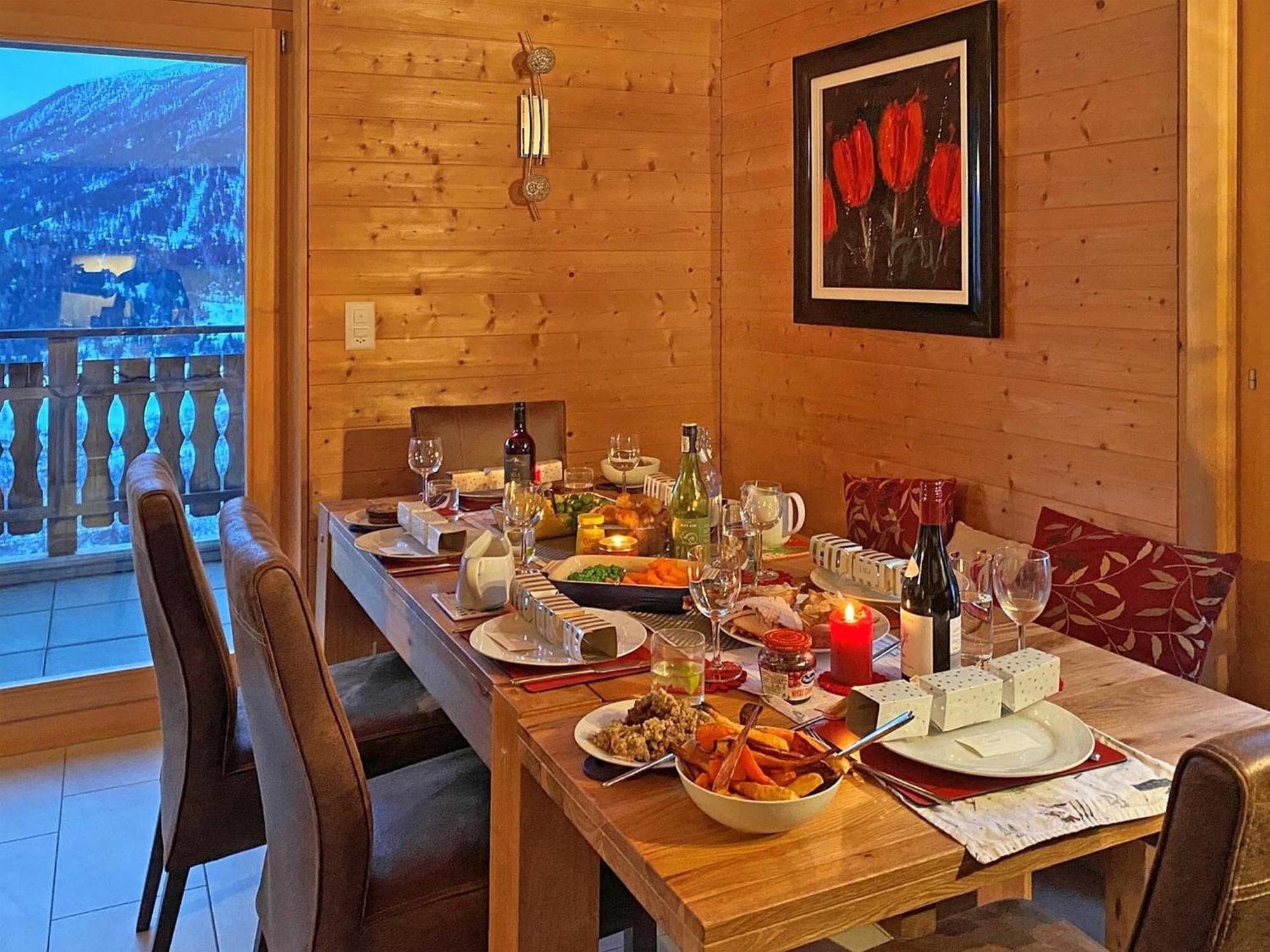 Mountain-View Chalet In Heremence With Terrace Exteriér fotografie