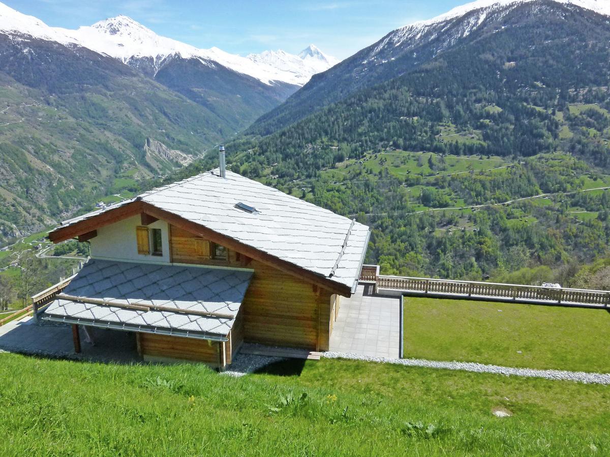 Mountain-View Chalet In Heremence With Terrace Exteriér fotografie